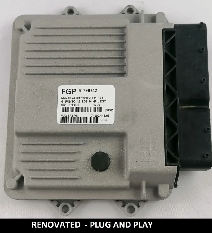 51796242 MJD 6F3.PB centralina motore Fiat 1.3 Multijet