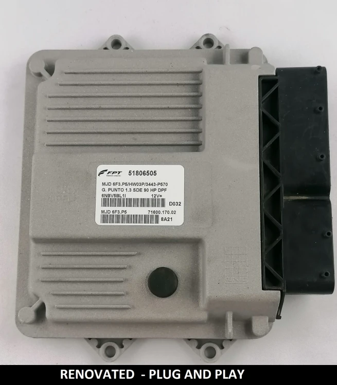 51806505 MJD 6F3.P5 centralina motore Fiat 1.3 Multijet