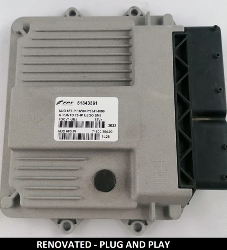 51843361 MJD 6F3.PI centralina motore Fiat Grande Punto 1.3 Multijet