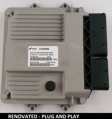 51826696 MJD 6F3.PB Motorsteuergerät Fiat 1.3 Multijet