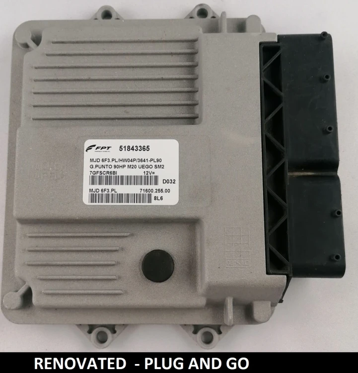51843365 MJD 6F3.PL calculateur moteur Fiat 1.3 Multijet