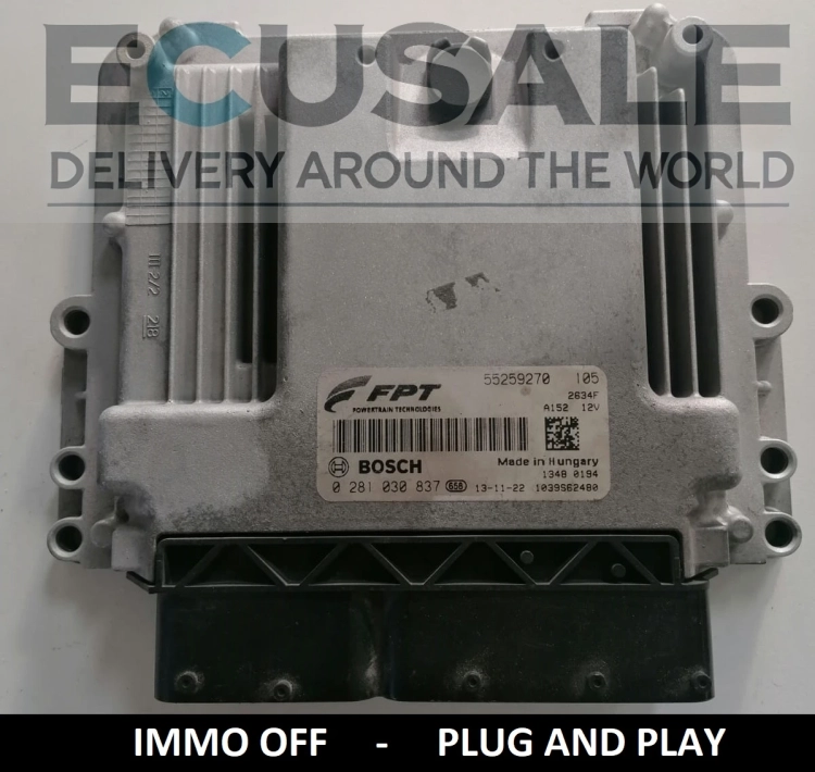 ECU STEROWNIK SILNIKA FIAT 0281030837 55259270 .webp