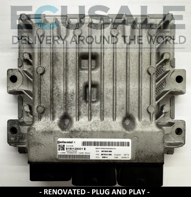 ECU SID 208 DUCATO SID208 S180129001E 9679061580 calculateur moteur