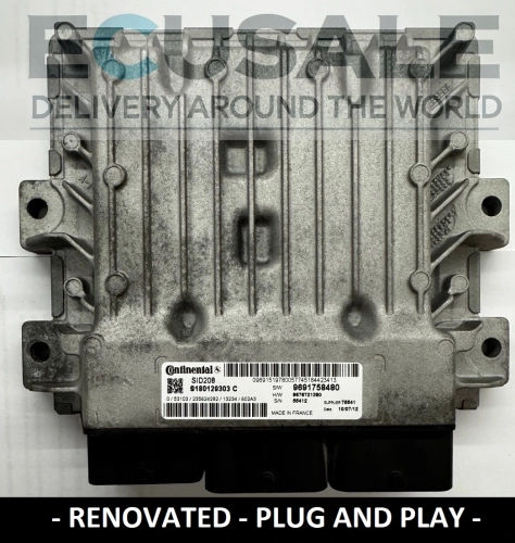 ecu SID208 S180129303C DUCATO JUMPER BOXER 9691758480 Calculateur Moteur