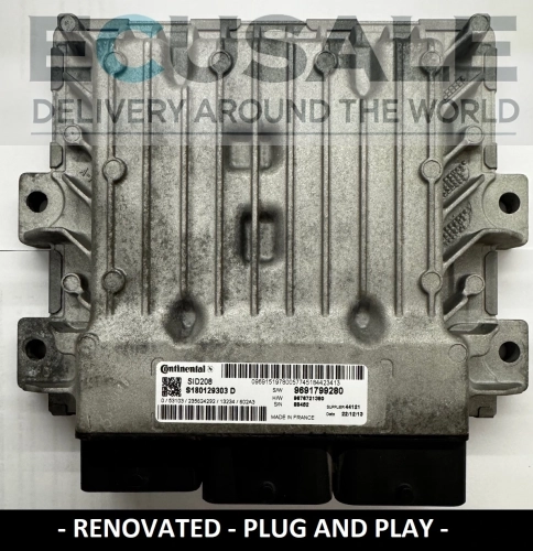 ecu S180129303D DUCATO JUMPER BOXER 9691799280  SID208 Calculateur Moteur