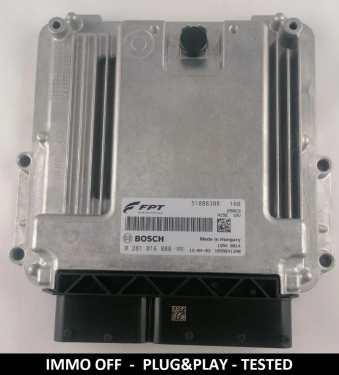 51888308 0281016888 calculateur moteur Bosch Fiat Ducato 3.0