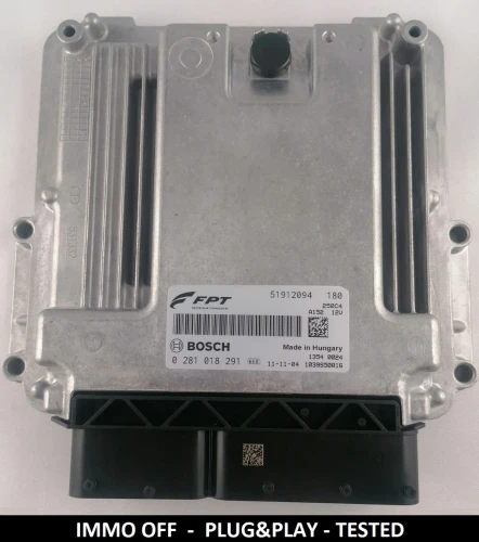 51912094 0281018291 centralina motore Bosch Fiat Ducato 3.0