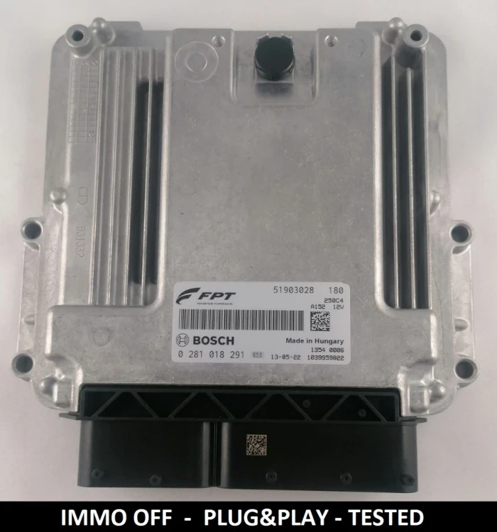 51903028 0281018291 centralina do motor Bosch Fiat Ducato 3.0
