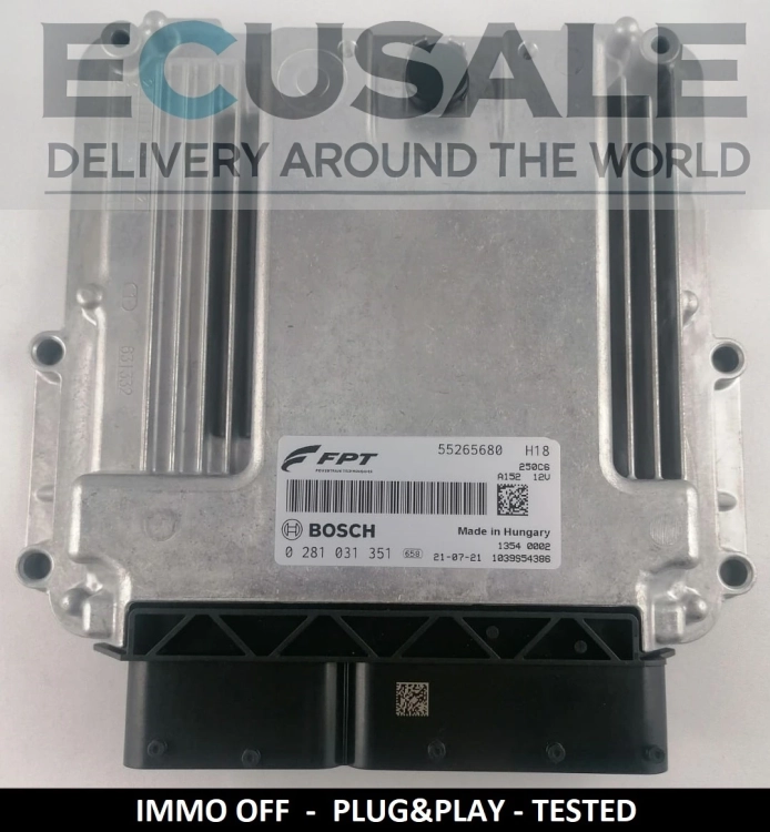 CALCULATEUR MOTEUR 55265680 0281031351  FIAT DUCATO PLUG AND PLAY
