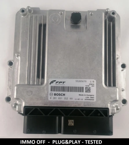 55265679 0281031352 calculateur moteur Bosch Fiat Ducato 3.0