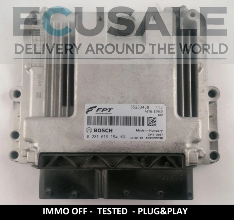 ecu ducato 55253438 0281019154 2.8 immo off CALCULATEUR
