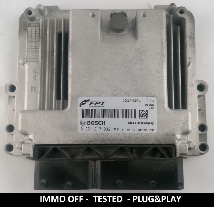 55244342 0281017832 sterownik silnika Bosch Fiat Ducato 2.0