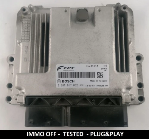 55244344 0281017832 calculateur moteur Bosch Fiat Ducato 2.0