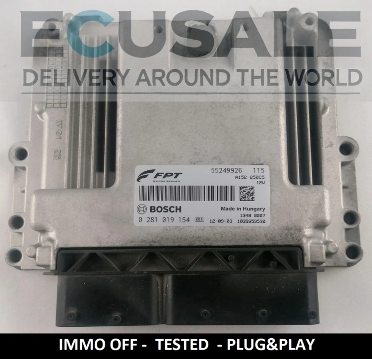 IMMO OFF 55249926 0281019154  ECU DUCATO CALCULATEUR