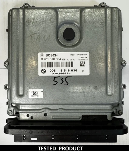 8518636 0281018664 calculateur moteur BMW 2.0 Diesel DDE8518636 F10 / F11