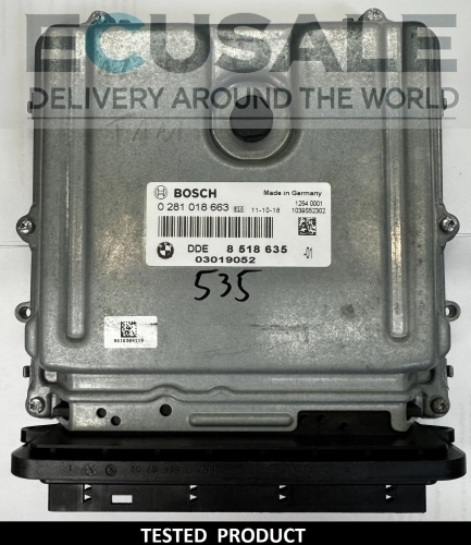 ecu DDE8518635 0281018663 BMW CENTRALITA