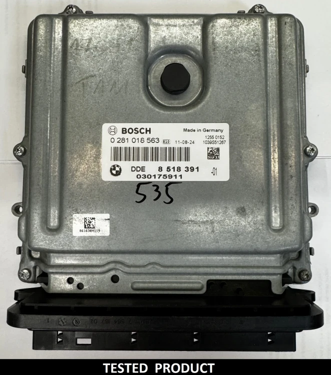 8518391 0281018563 centralina motore BMW 2.0 Diesel DDE8518391 F10 / F11 525d