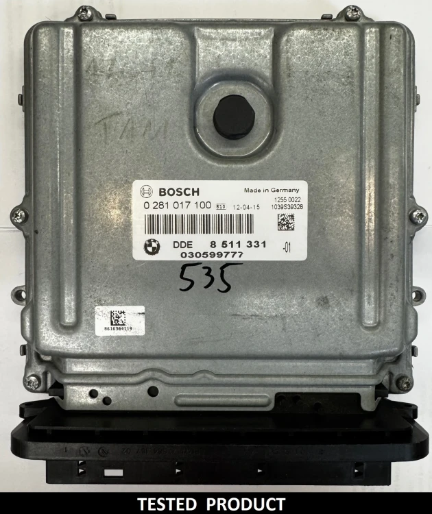 8511331 0281017100 calculateur moteur BMW 2.0 Diesel DDE8511331