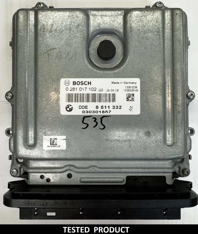 8511332 0281017102 sterownik silnika BMW 2.0 Diesel DDE8511332
