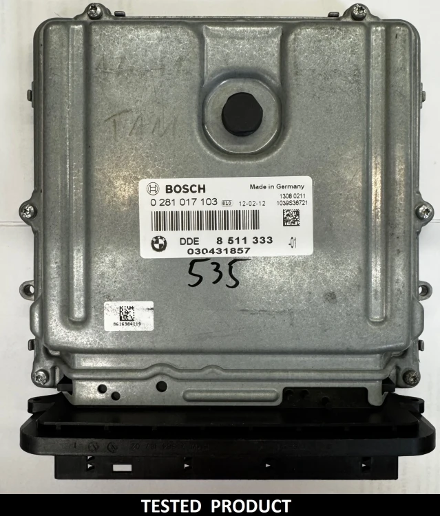 8511333 0281017103 centralina motore BMW 2.0 Diesel DDE8511333