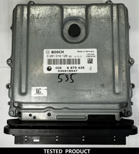 8570438 0281019128 calculateur moteur BMW 2.0 Diesel DDE8570438