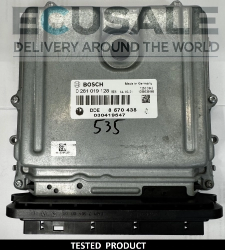 ecu BMW DDE8570438 0281019128 CALCULATEUR