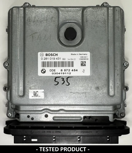 8572454 0281019431 centralina do motor BMW 2.0 Diesel DDE8572454