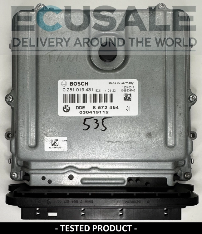 ecu BMW 2.0 DDE8572454 0281019431 CALCULATEUR