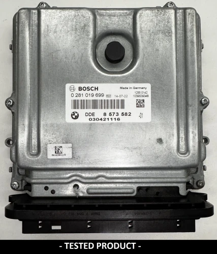 8573582 0281019699 centralina do motor BMW 2.0 Diesel DDE8573582