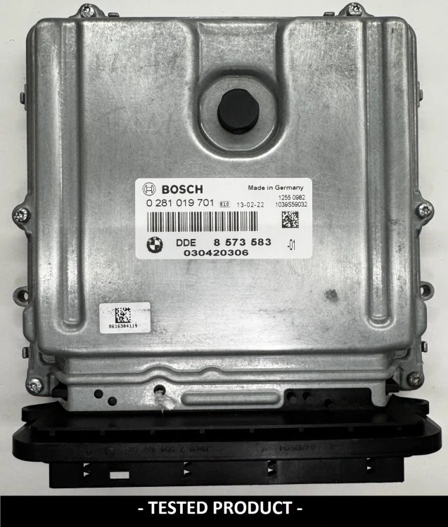 8573583 0281019701 calculateur moteur BMW 2.0 Diesel DDE8573583 F11 525d