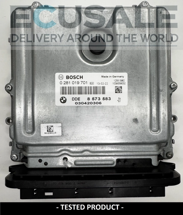 ecu BMW 2.0 diesel DDE8573583 0281019701 CALCULATEUR