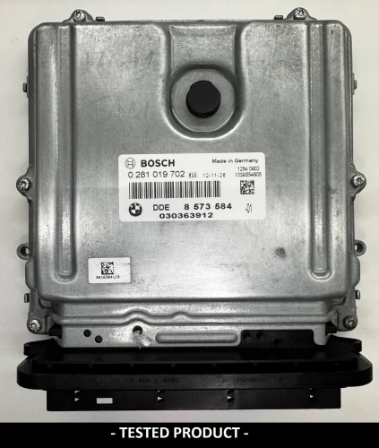 8573584 0281019702 calculateur moteur BMW 2.0 Diesel DDE8573584