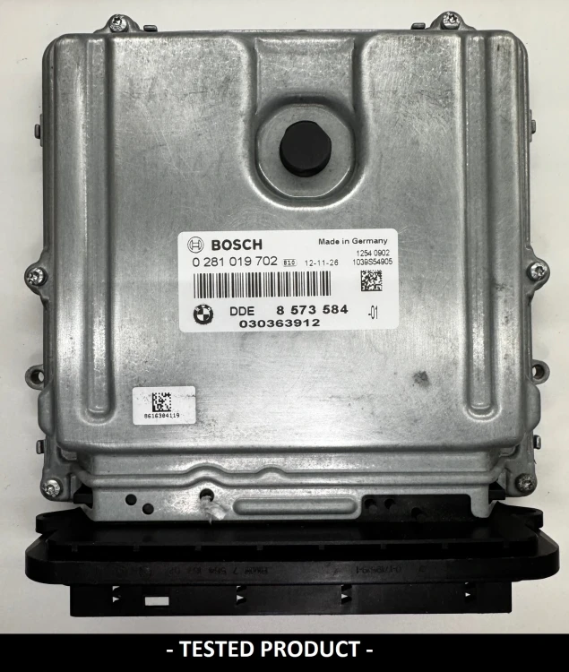 8573584 0281019702 centralina do motor BMW 2.0 Diesel DDE8573584