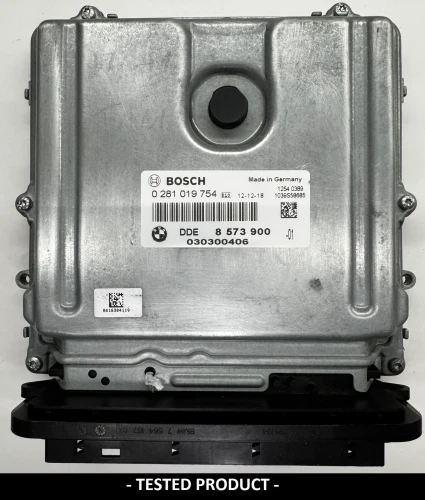 8573900 0281019754 calculateur moteur BMW 2.0 Diesel DDE8573900