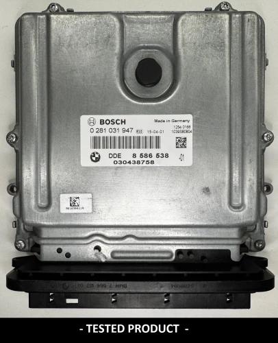 8586538 0281031947 calculateur moteur BMW 2.0 Diesel DDE8586538 F10 / F11 525d