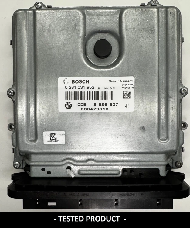 8586537 0281031952 centralina do motor BMW 2.0 Diesel DDE8586537