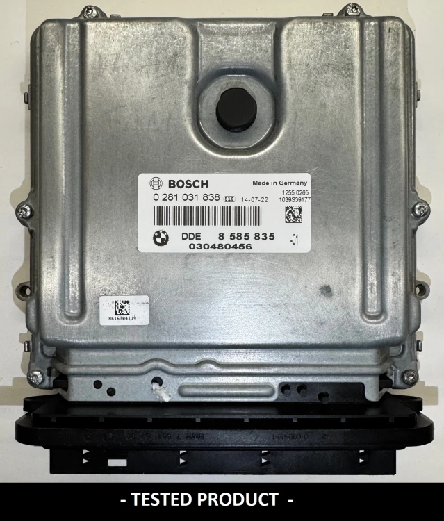 8585835 0281031838 sterownik silnika BMW 2.0 Diesel DDE8585835