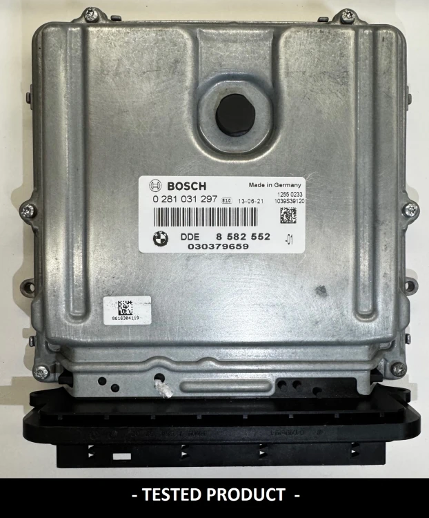 8582552 0281031297 calculateur moteur BMW 2.0 Diesel DDE8582552
