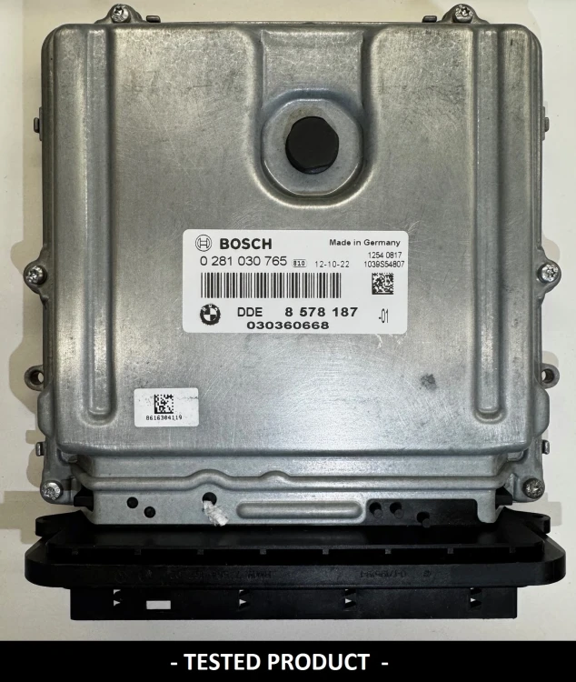 8578187 0281030765 calculateur moteur BMW 2.0 Diesel DDE8578187