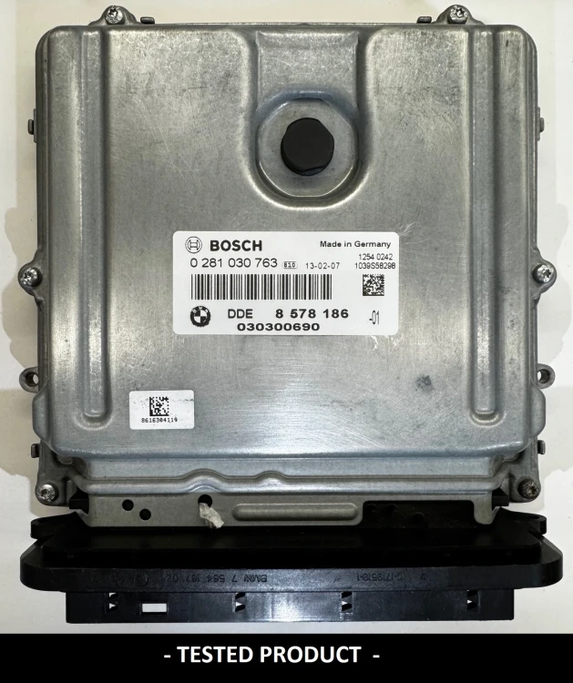 8578186 0281030763 centralina do motor BMW 2.0 Diesel DDE8578186