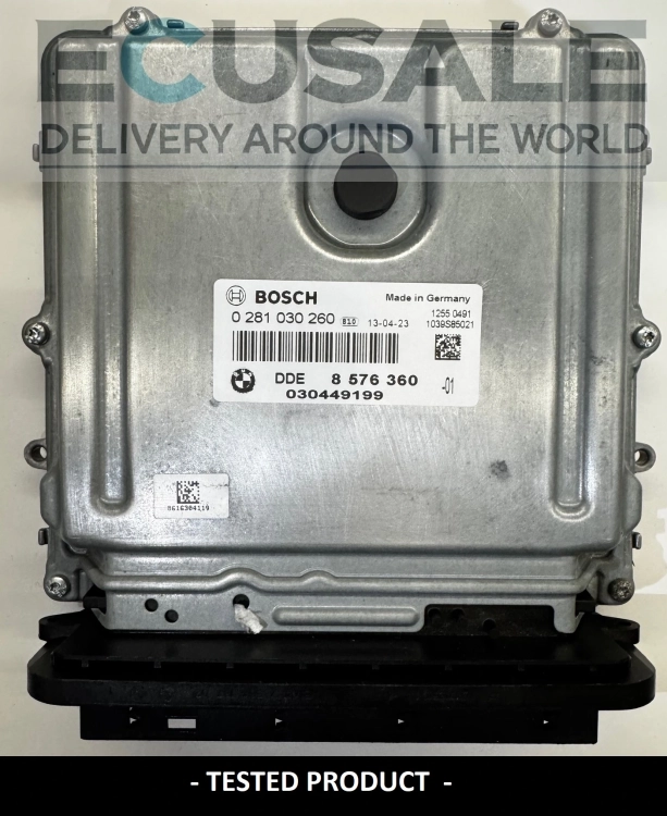 ecu BMW DDE 8576360 0281030260 CALCULATEUR