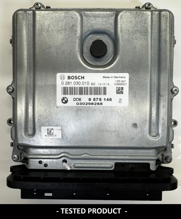 8575146 0281030010 calculateur moteur BMW 2.0 Diesel DDE8575146