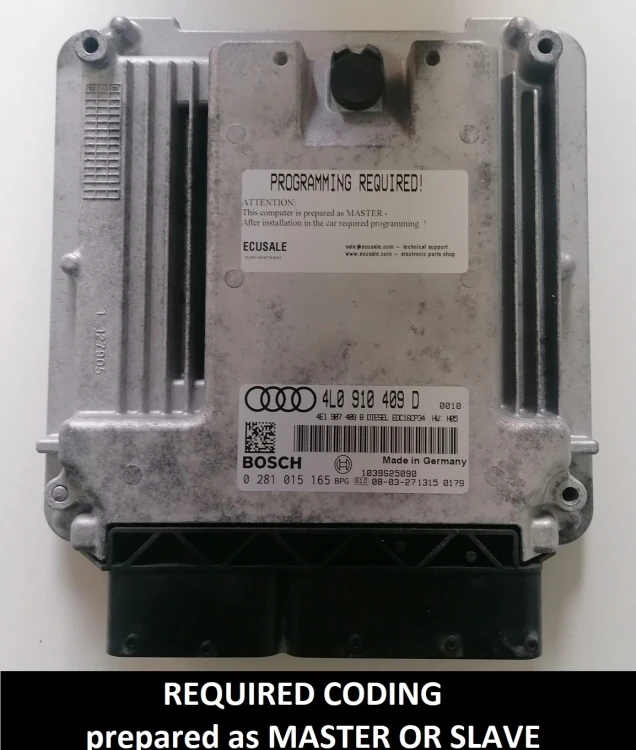 4L0910409D 0281015165 Steuergerät Master / Slave Audi Q7 4.2 TDI V8