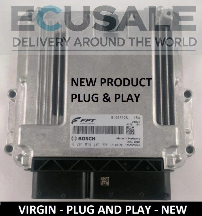 51903028 0281018291 Calculateur Moteur Fiat Ducato Boxer Jumper 3.0 JTD HDi Plug Play