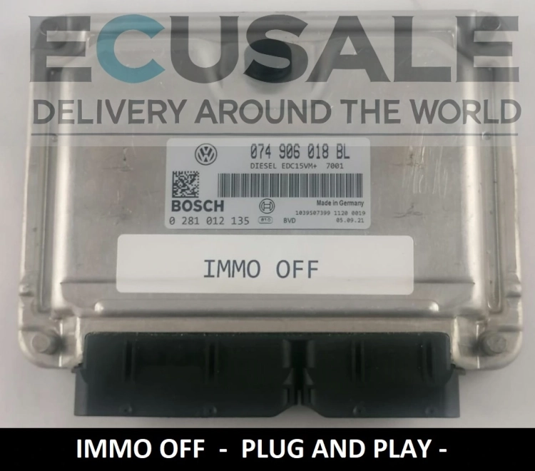 Centralita de motor VW LT and t4 0281012135 074906018BL IMMO OFF