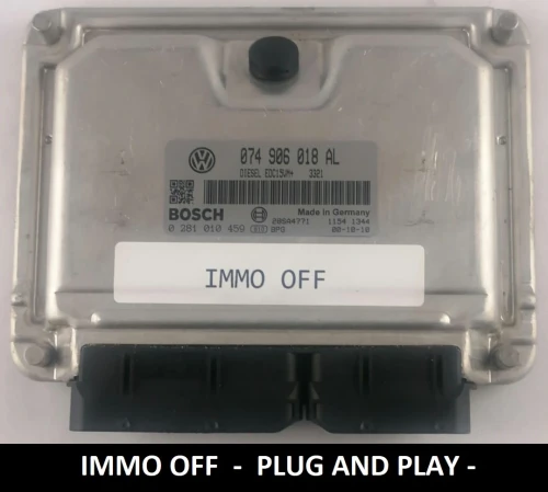 0281010459 074906018AL calculateur moteur Bosch VW T4 / LT 2.5 TDI