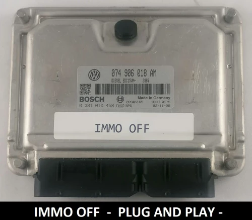 0281010458 074906018AM centralina do motor Bosch VW T4 / LT 2.5 TDI