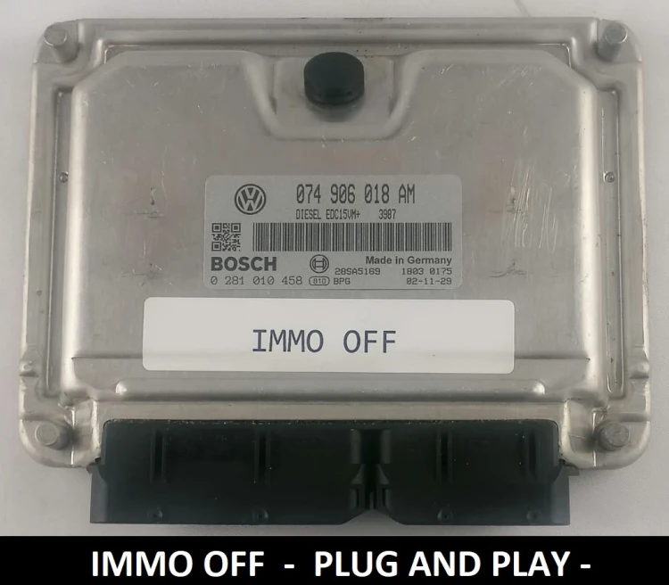 0281010458 074906018AM calculateur moteur Bosch VW T4 / LT 2.5 TDI