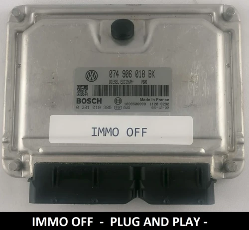 0281010385 074906018BK calculateur moteur Bosch VW T4 / LT 2.5 TDI