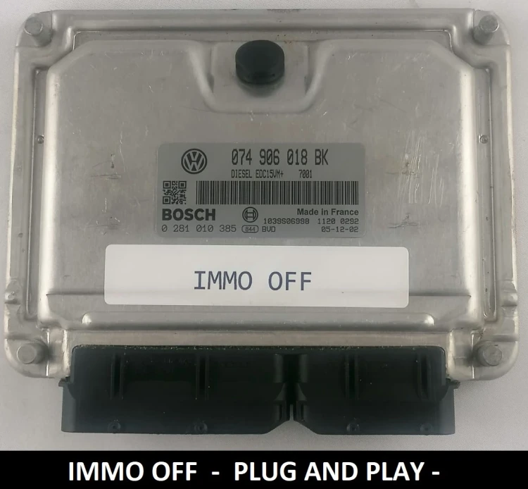 0281010385 074906018BK calculateur moteur Bosch VW T4 / LT 2.5 TDI